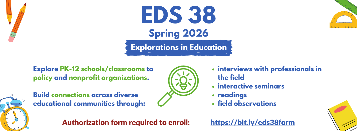 EDS 38 course offering