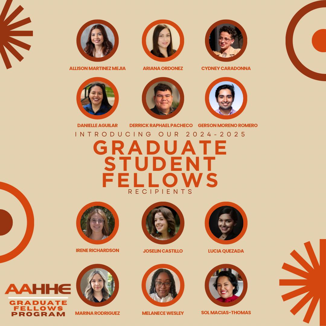 AAHHE graduate fellowship cohort group photo